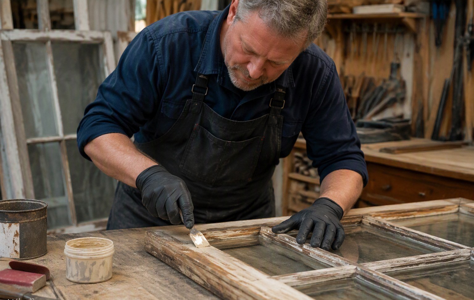 Restauro finestre in legno nel varesotto