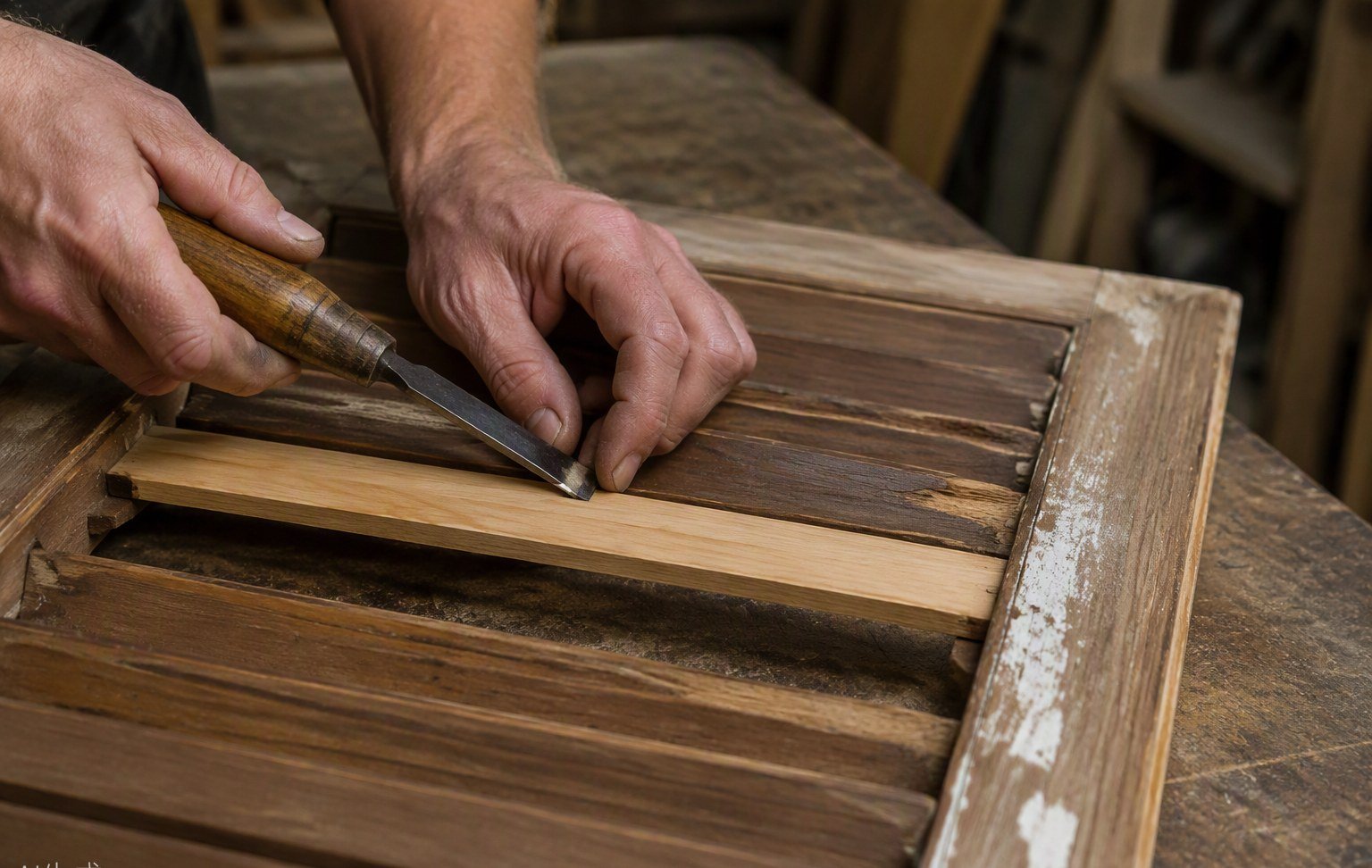 Riparazione persiane in legno a Varese